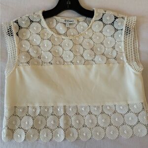 Alexis cropped detailed blouse sz M